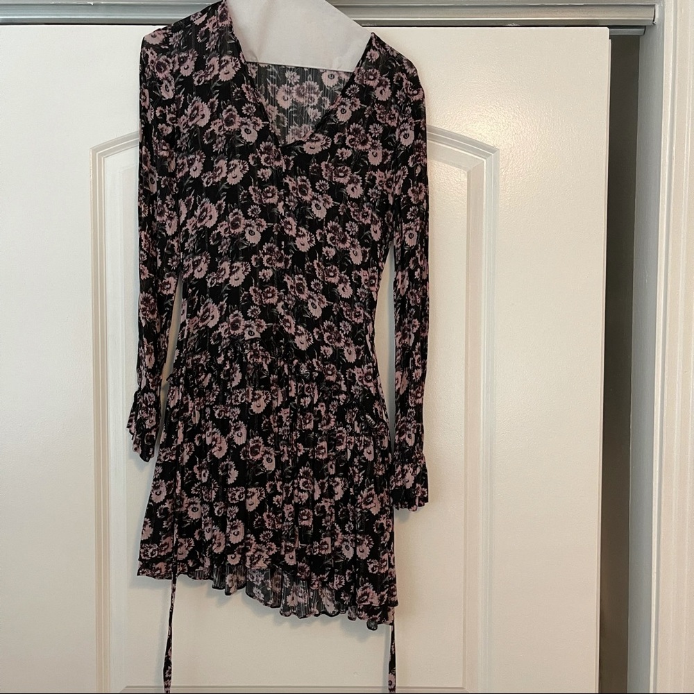 Allsaints floral mini dress